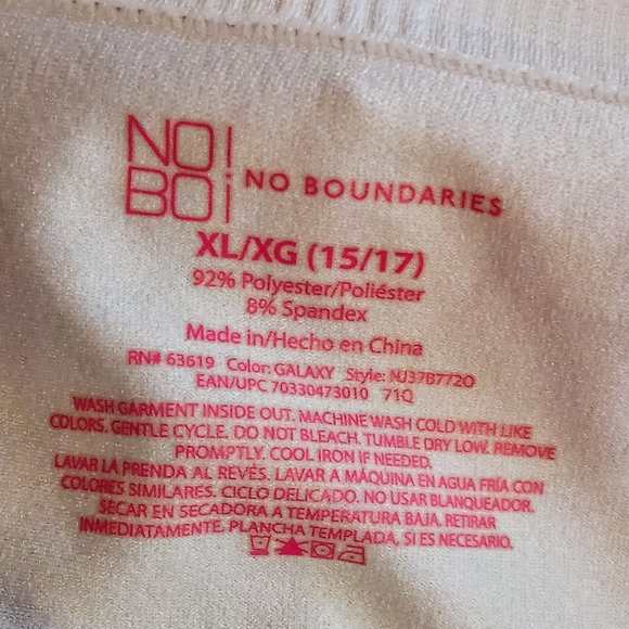 🛍️ BUNDLE ONLY 🛍️No Boundaries Cosmic Blue and Pink Leggings - Picture 4 of 5